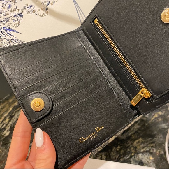 Dior Caro Wallet & Passport Holder - Picture 6 of 13